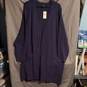 Torrid Navy Blue Open Front Cardigan